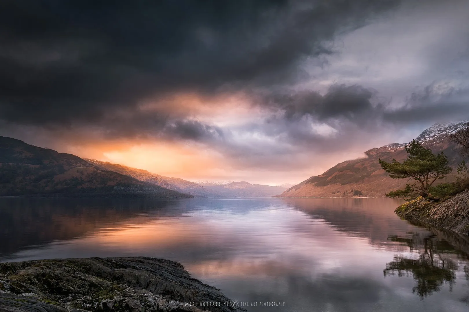 LOCH LOMOND, SUNSET