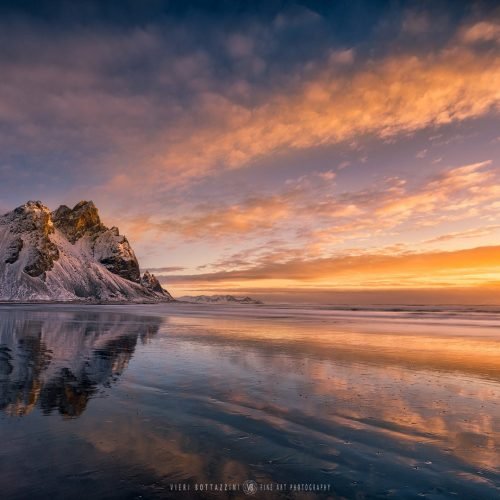 VESTRAHORN, SUNSET